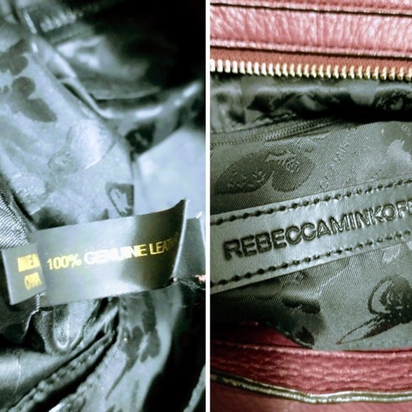 REBECCA MINKOFF Regan Leather Satchel Tote - Picture 4 of 10